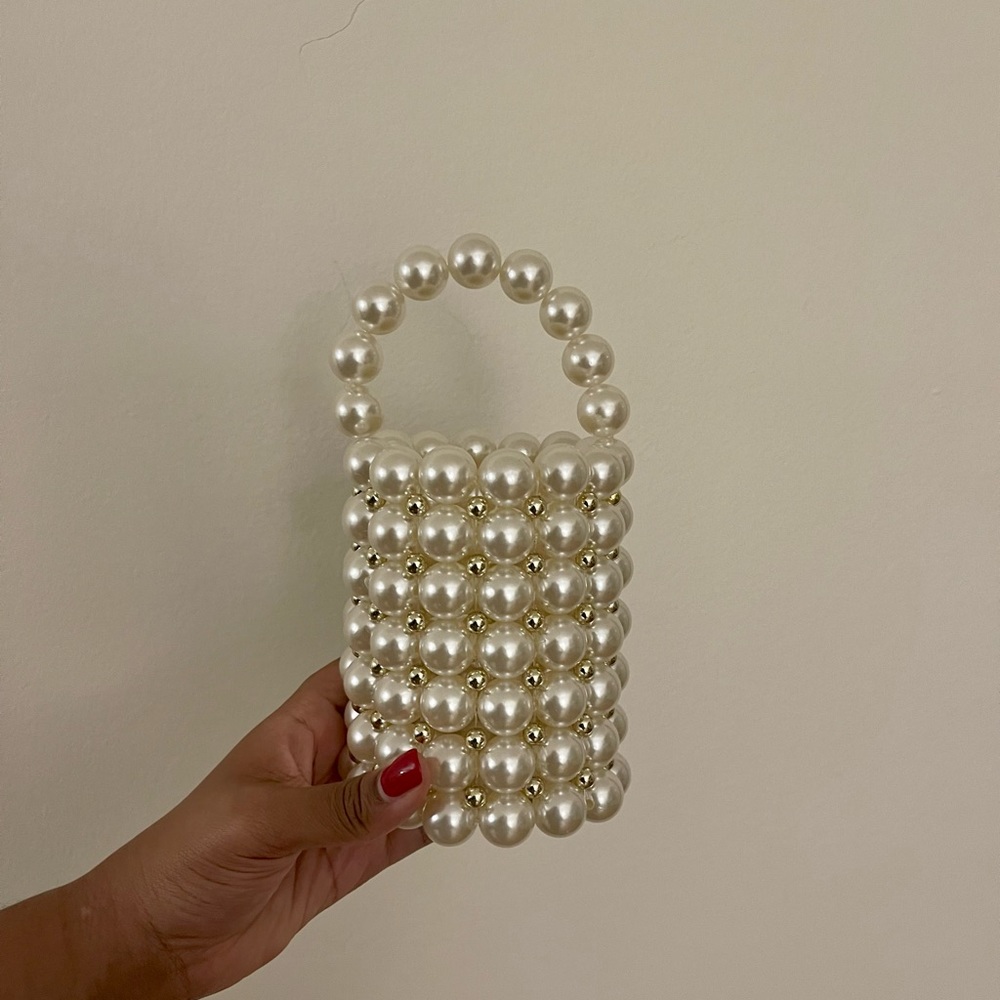 pearl small handbag